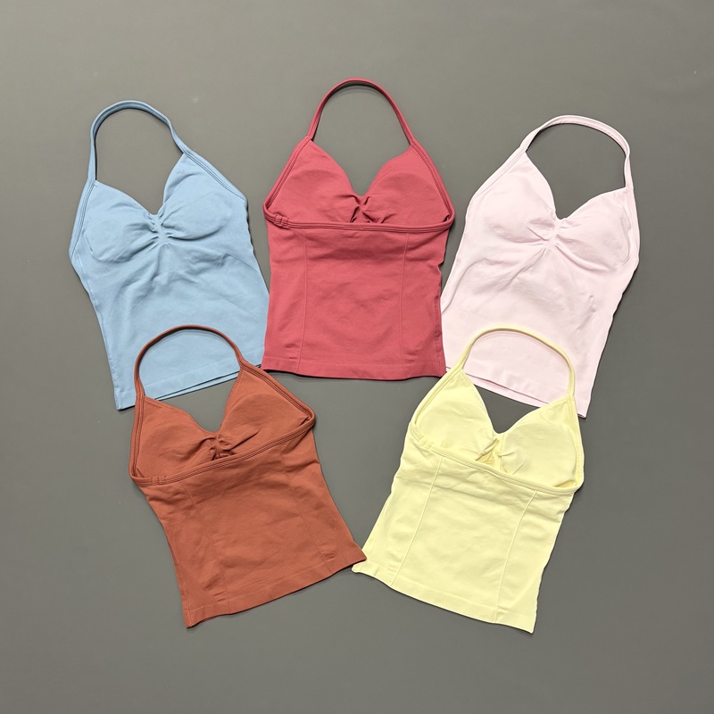 Aquatic Gym - Tank Top Olahraga Wanita Tanpa Jahitan,
