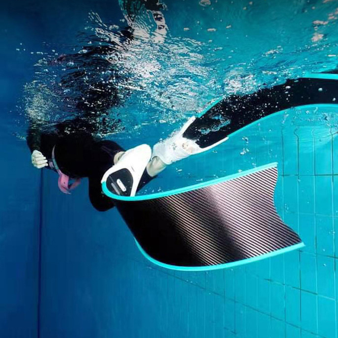 Fin Diving Blade - Sirip Freediving Modular Pulse Serat Karbon