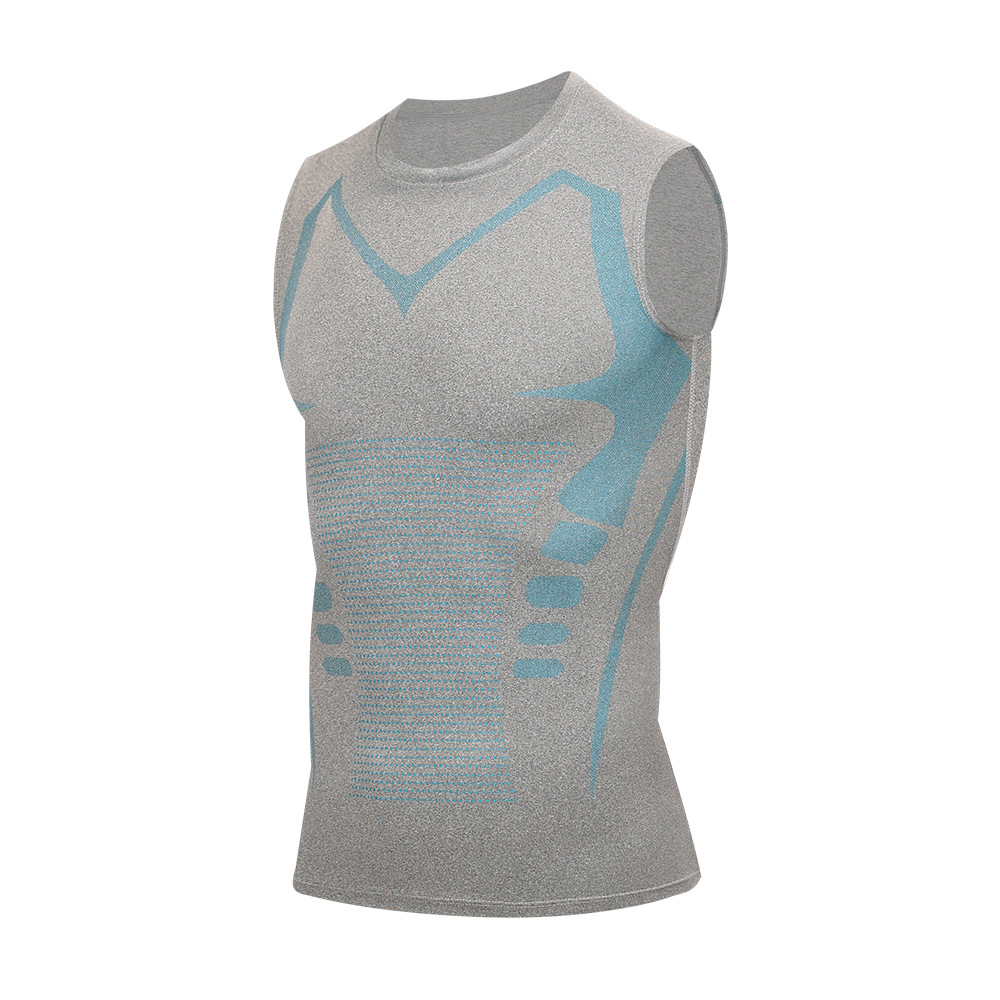 Aquatic Gym - Tank Top Kompresi Pria, Kaos Gym