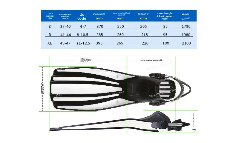 Sirip Renang Tali Pegas yang D - Fin Diving Blade ulasan dan harga
