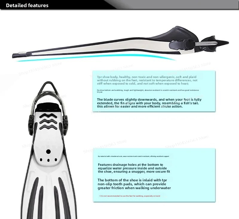 Sirip Renang Tali Pegas yang D - Fin Diving Blade ulasan dan harga