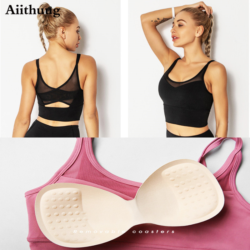 Aiithuug Bra Yoga Kemeja Kebug - Aquatic Gym ulasan dan harga