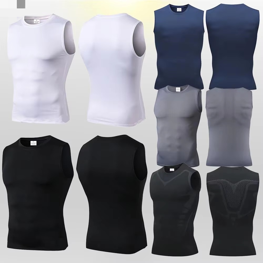 Tank Top Kompresi Pria, Kaos G - Aquatic Gym ulasan dan harga
